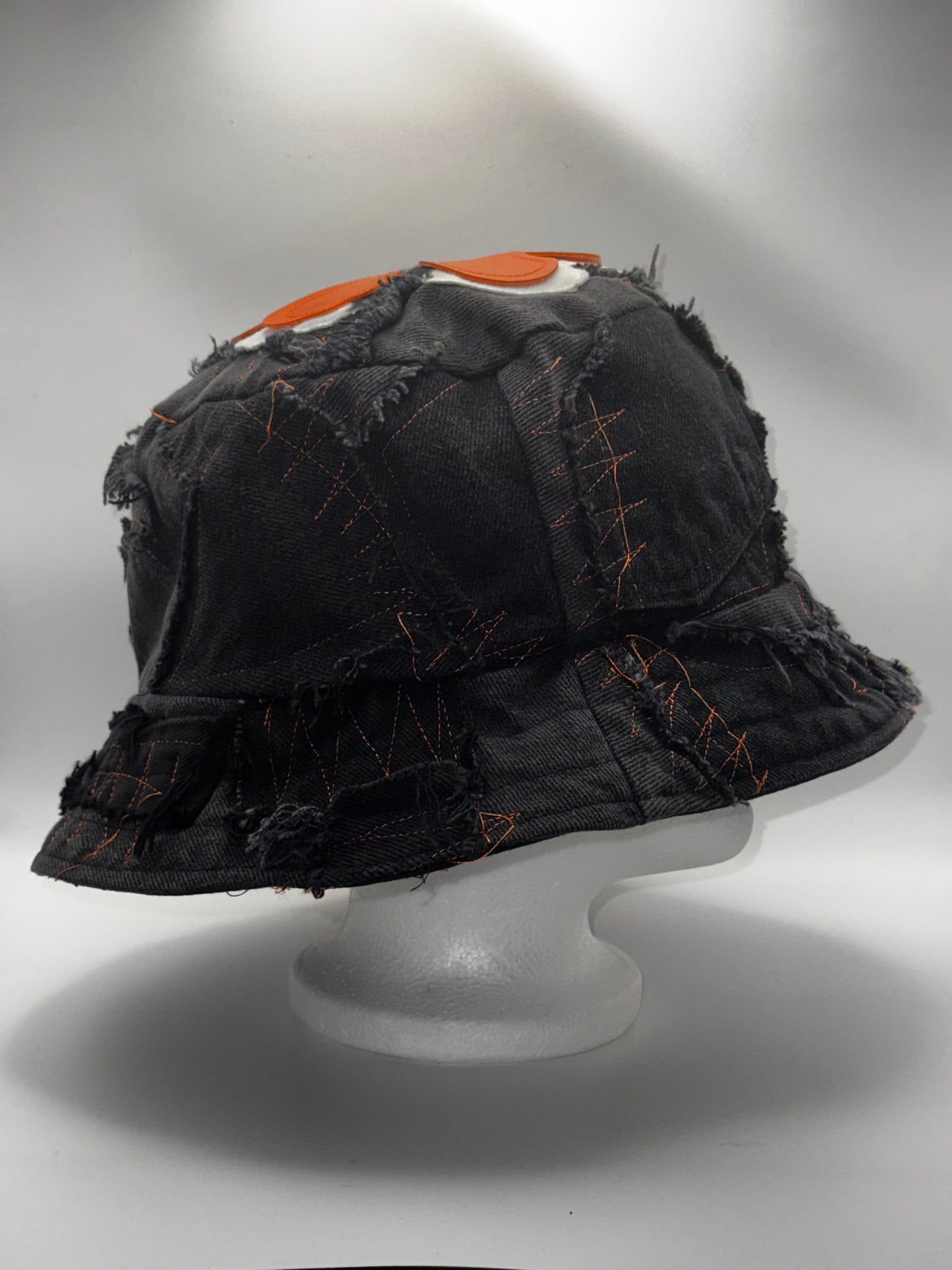Cow Bells (Black , Cow Print & Orange)