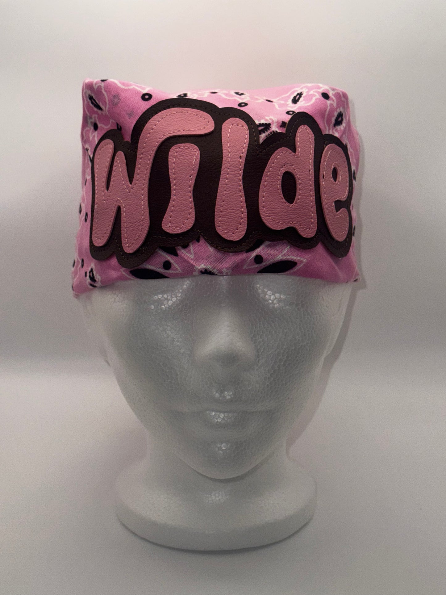 Wilde Bandana (Pink & Brown)