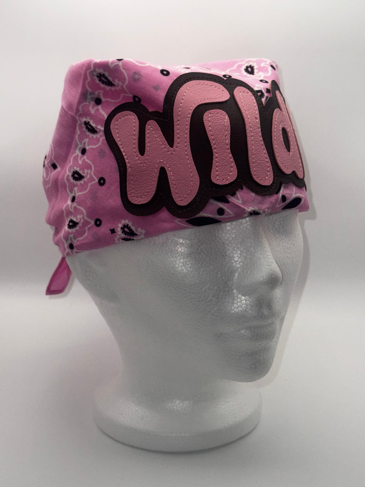 Wilde Bandana (Pink & Brown)