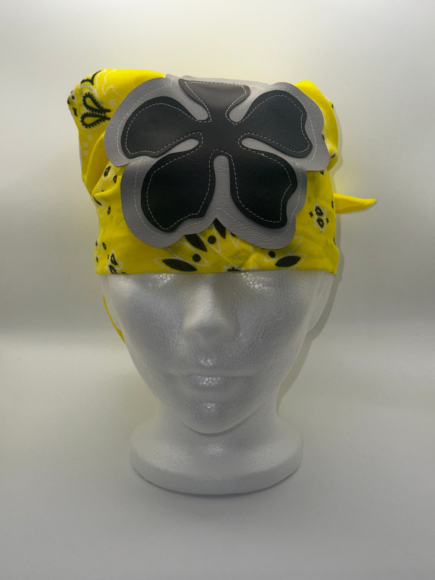Wilde Bandana (Yellow & Grey)