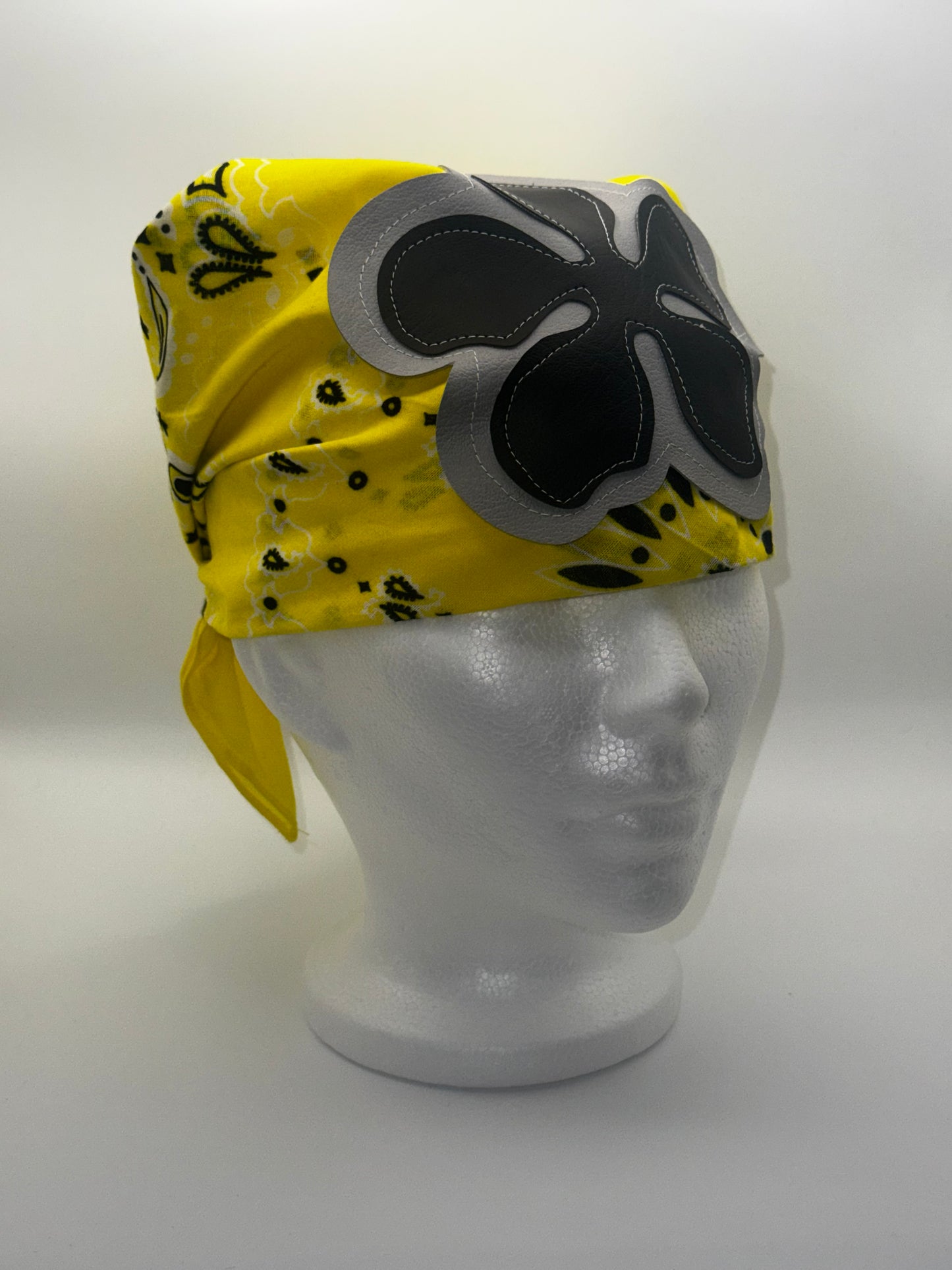 Wilde Bandana (Yellow & Grey)