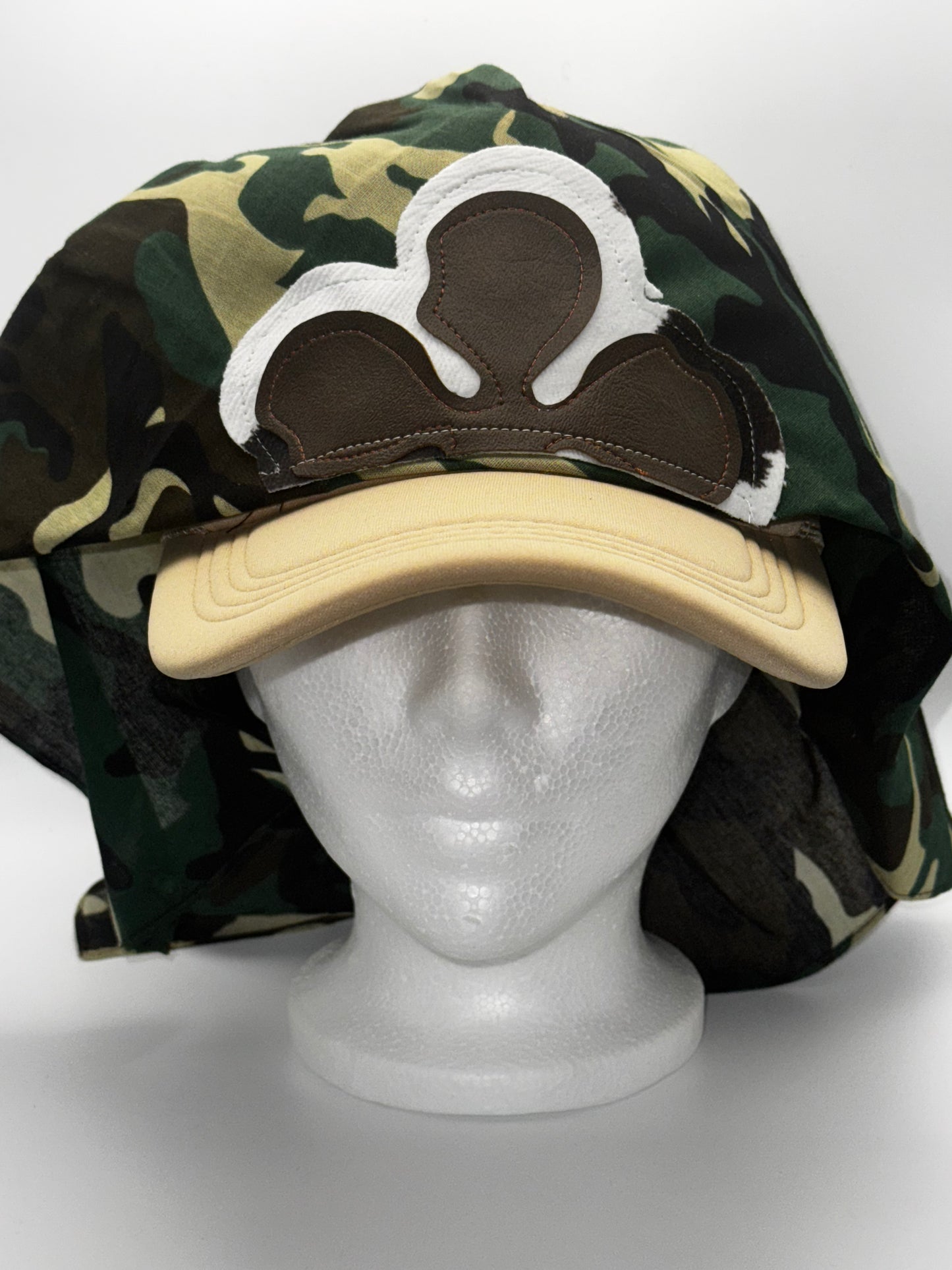 Wilde Trucker W/ Scarf (Tan & Camo)