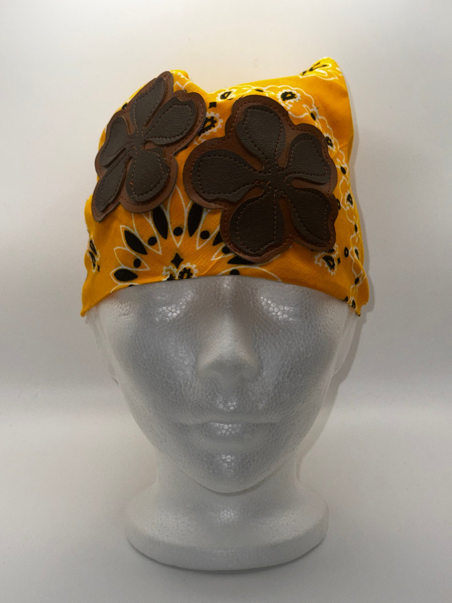 Wilde Bandana (Yellow & Brown)