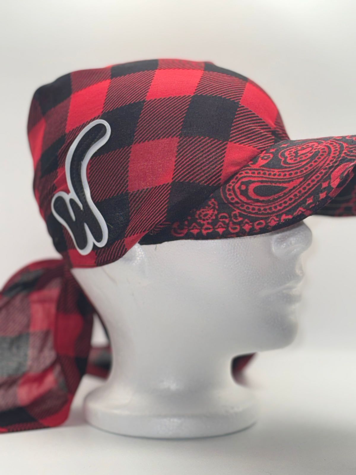 Wilde Flow-Cap ( Red &amp; Plaid )