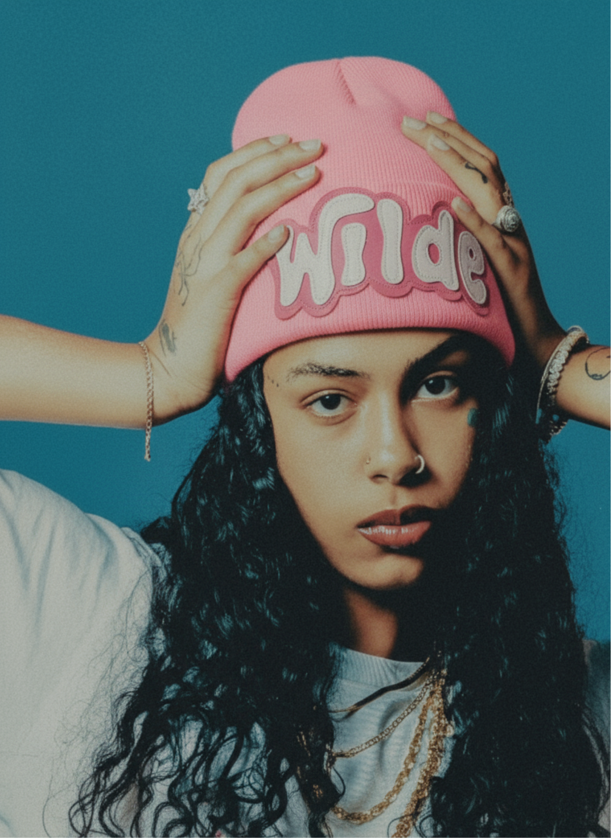 Pink &amp; White (Wilde Logo)