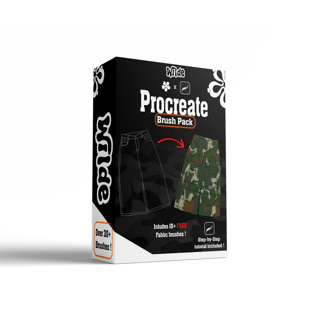 PROCREATE BRUSH SET FOR CLOTHING DESIGN