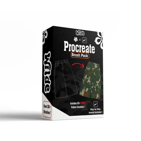 PROCREATE BRUSH SET FOR CLOTHING DESIGN